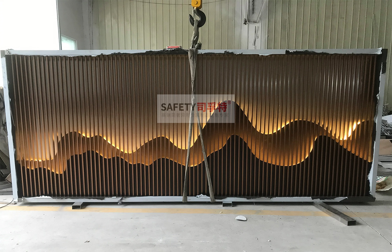 金屬山水屏風隔斷：新中式古典風，精致優雅，輕奢舒適(圖2)