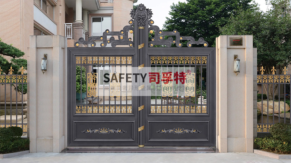別墅大門用什么材質好？[別墅銅門，鋁藝別墅大門](圖5)
